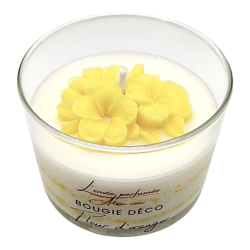 Bougie déco - Fleur d'oranger - Fleurs de Cerisier Jaune