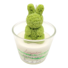 Bougie déco - Fleur de Tiaré - Lapin Vert olive