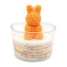 Bougie déco - Musc blanc Lavande - Lapin Orange