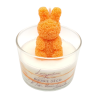 Bougie déco - Musc blanc Lavande - Lapin Orange