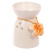Brûle-parfums Modèle Fleurs de Tiaré Orange