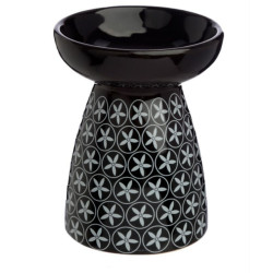 Brûle-parfums Flora Noir