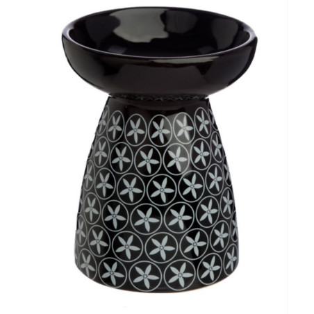 Brûle-parfums Flora Noir