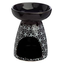 Brûle-parfums Flora Noir