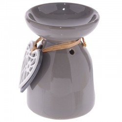 Brûle-parfums Cœur en bois Gris - L'envie parfumée