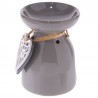 Brûle-parfums Cœur en bois Gris - L'envie parfumée